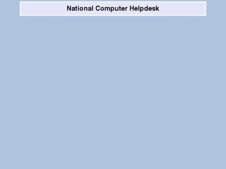 www.nationalcomputerhelpdesk.com