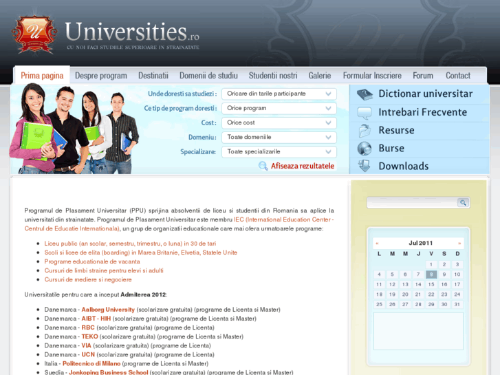 www.universities.ro