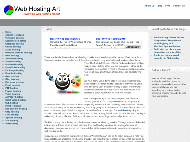 www.webhostingart.com