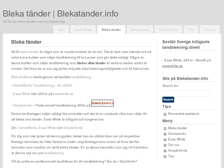 www.blekatander.info