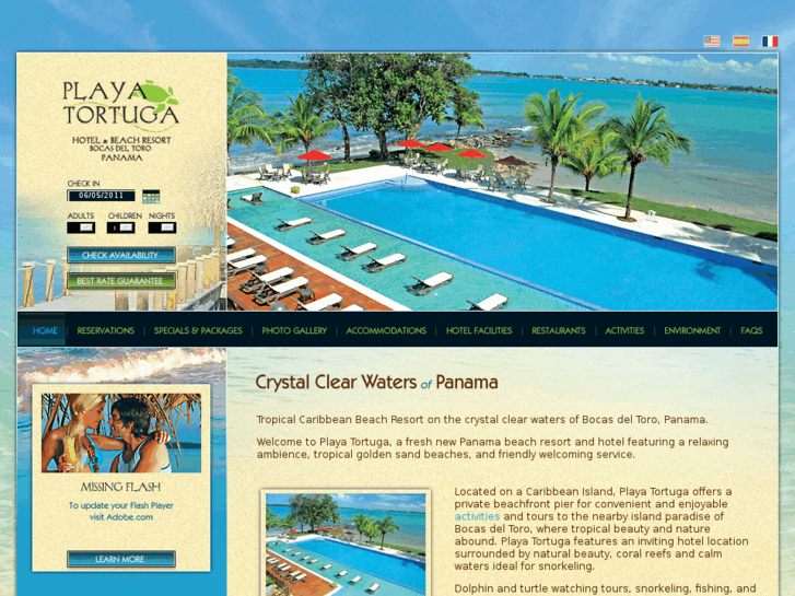 www.hotelplayatortuga.com