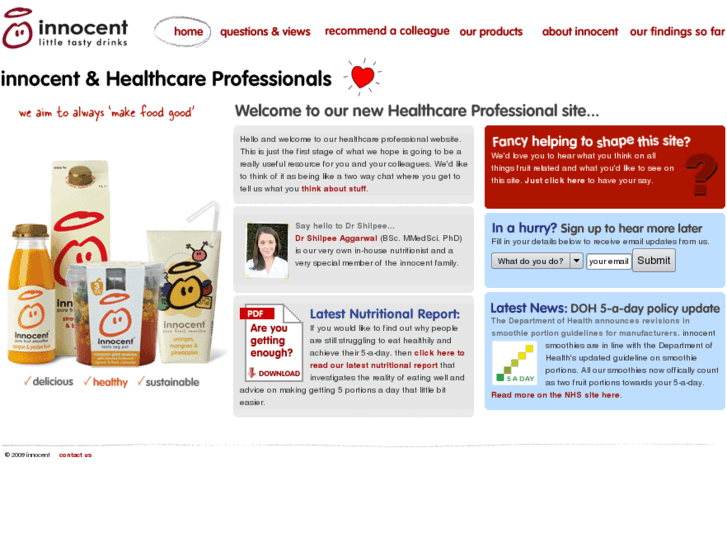 www.innocentdrinksforhcps.com