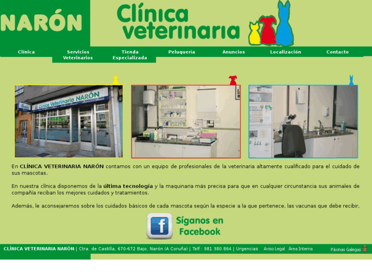 www.naronclinicaveterinaria.com