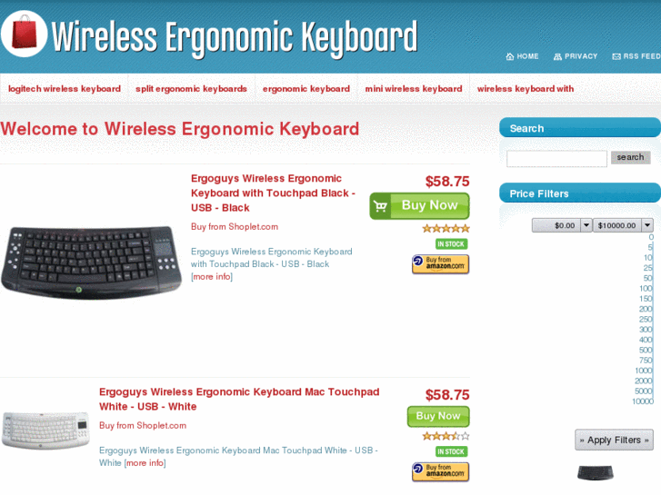 www.wirelessergonomickeyboard.net
