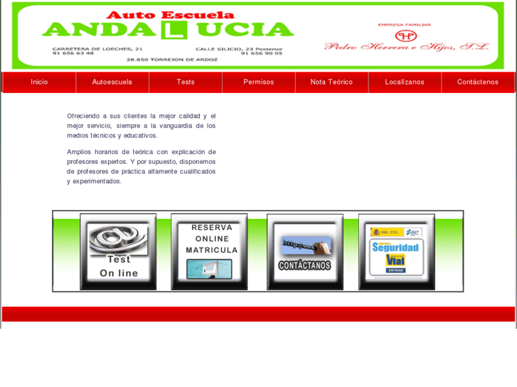 www.autoescuelaandalucia.net