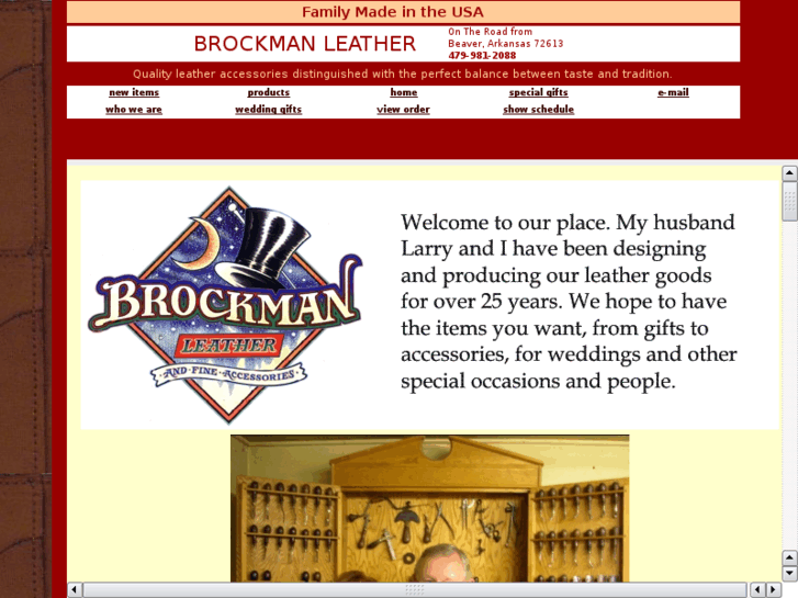 www.brockmanleather.com