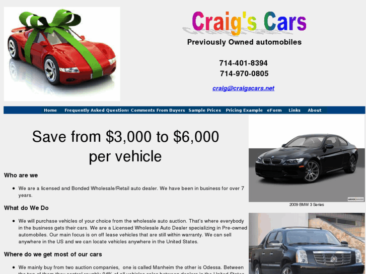 www.craigscars.net