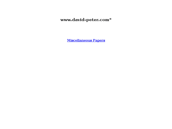www.david-peter.net