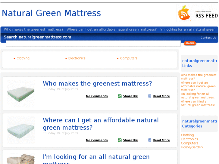 www.naturalgreenmattress.com