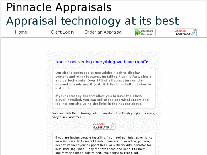 www.pinnacleappraisals.biz