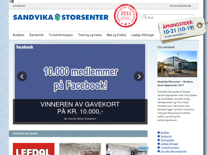 www.sandvikastorsenter.no