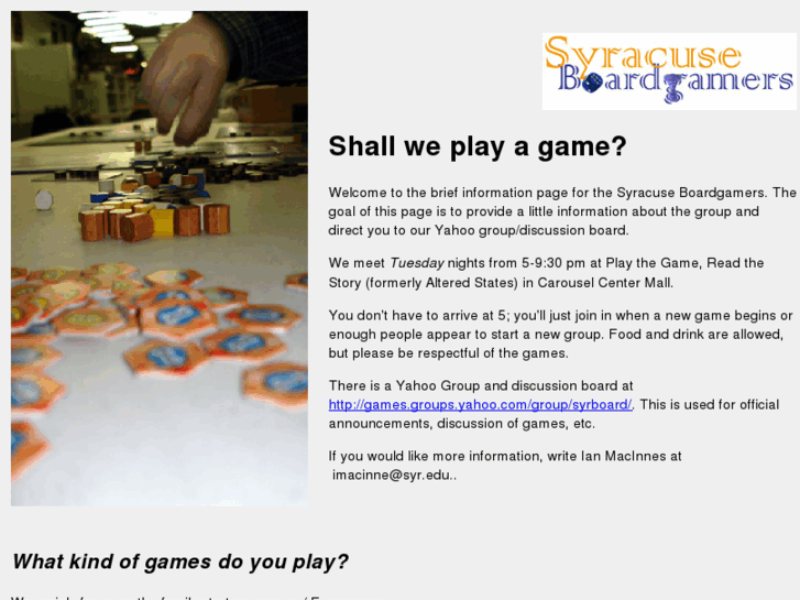 www.syracuseboardgamers.com