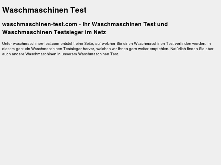 www.waschmaschinen-test.com