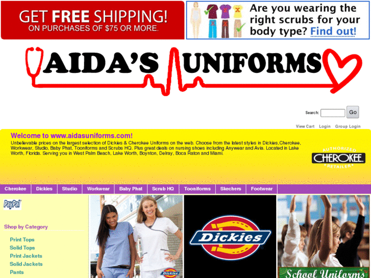 www.aidasuniforms.com