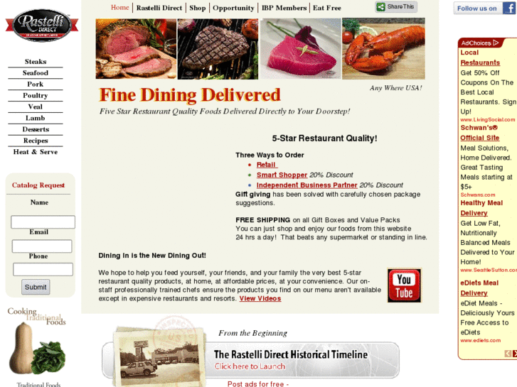 www.finediningdelivered2u.com