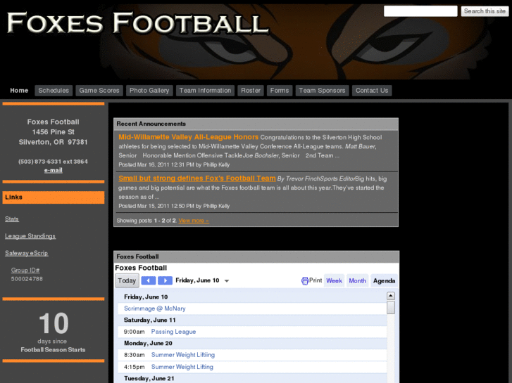 www.foxesfootball.com