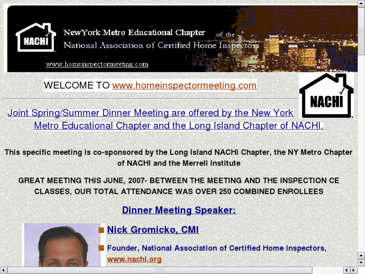 www.homeinspectormeeting.com