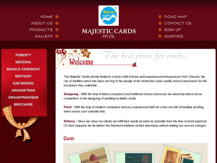 www.majesticcardsonline.com