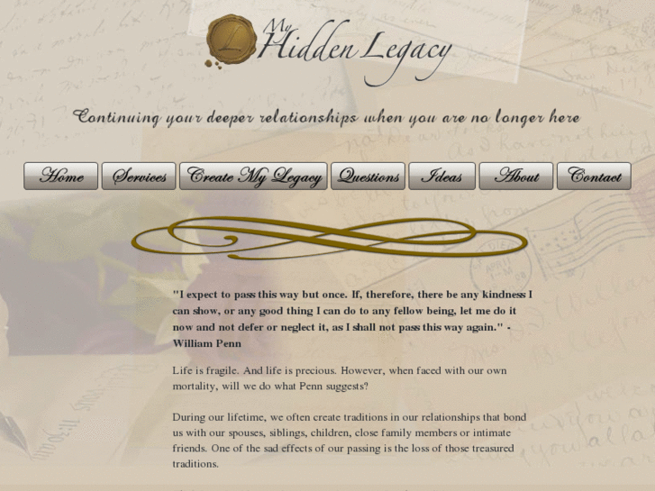 www.myhiddenlegacy.net