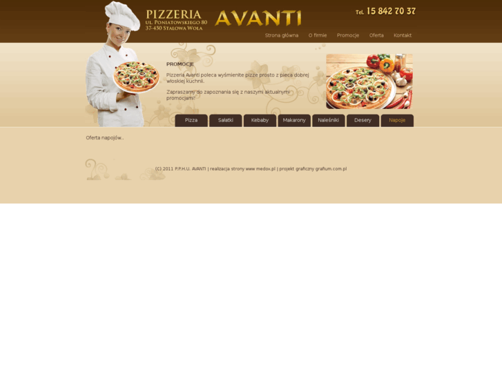 www.pizzeriaavanti.com