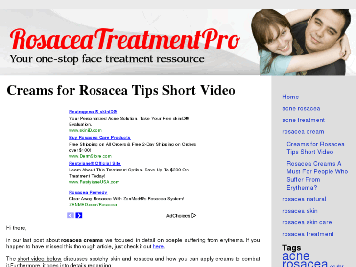 www.rosaceatreatmentpro.com