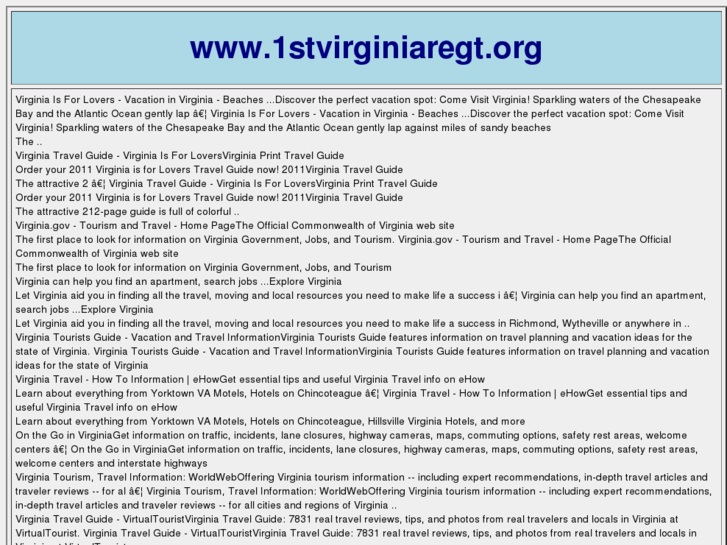 www.1stvirginiaregt.org