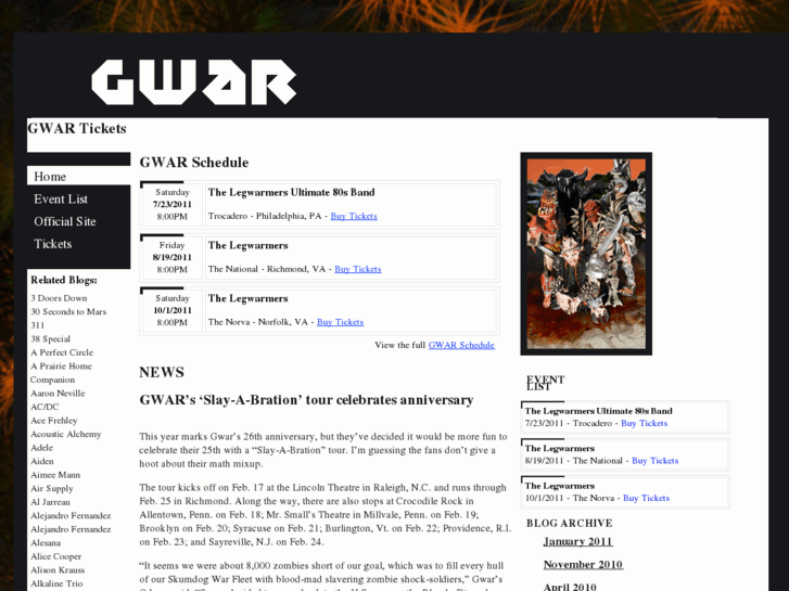 www.gwartickets.com