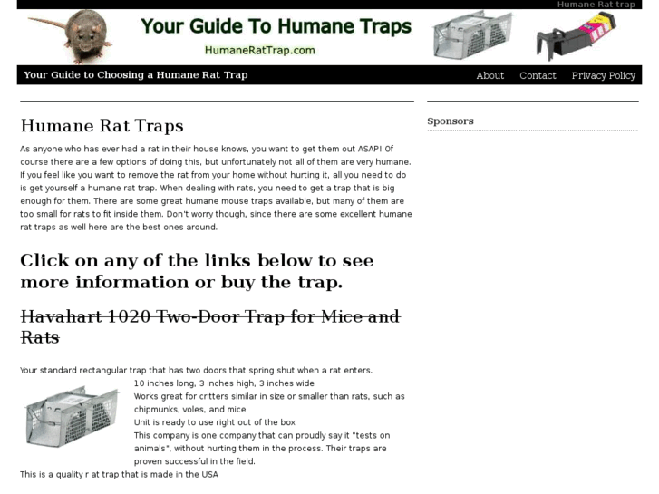 www.humanerattrap.com