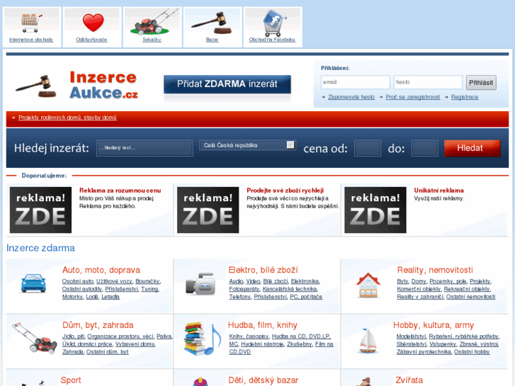 www.inzerce-aukce.cz