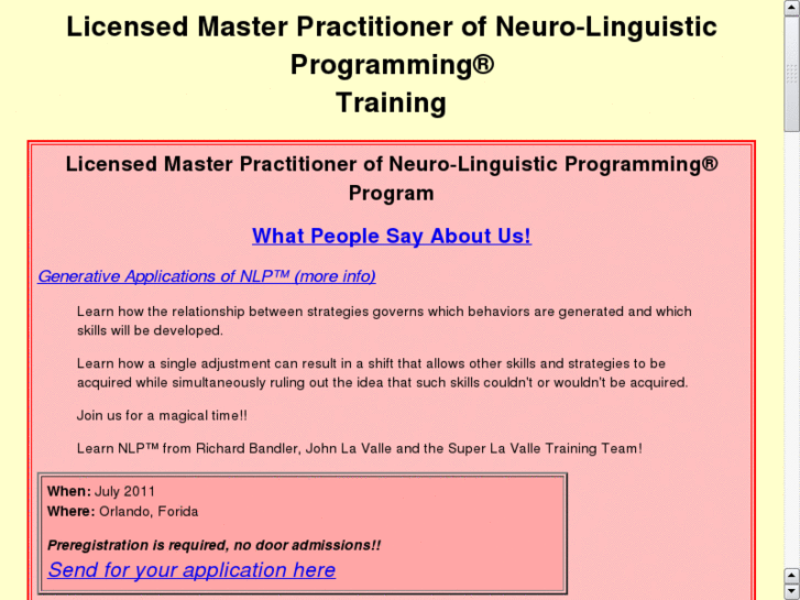 www.licensedmasterpractitionerofnlp.com