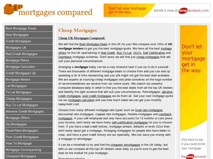 www.mortgages-compared.co.uk