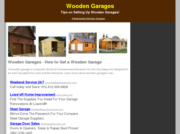 www.woodengarages.net