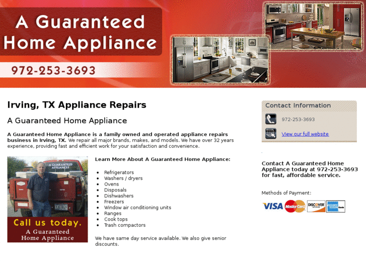 www.aguaranteedappliancetx.com