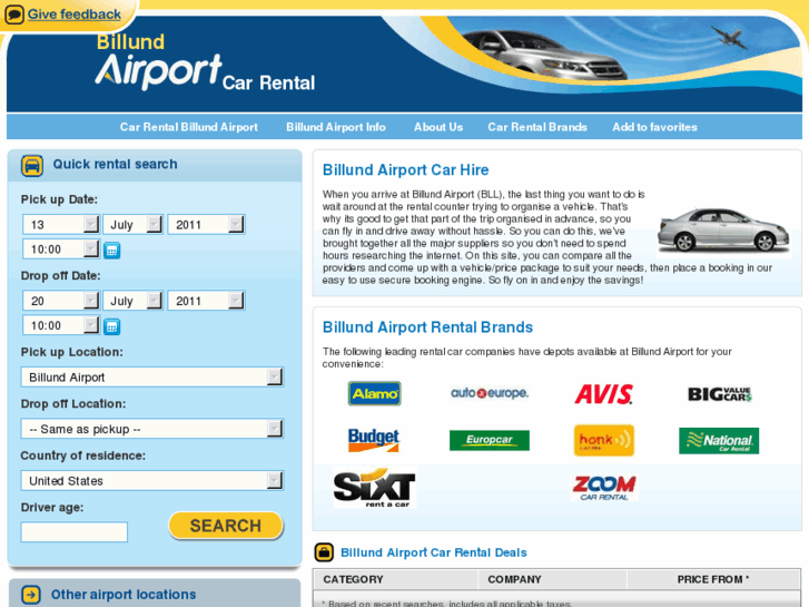 www.billundairportcarrental.net