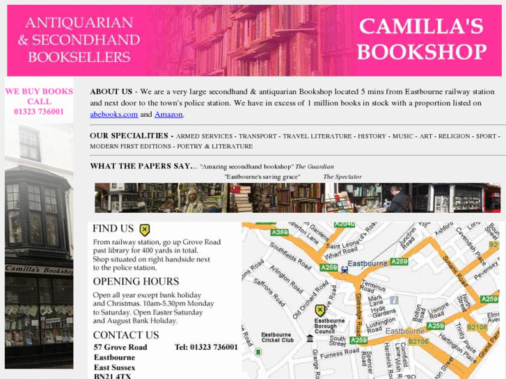 www.camillasbookshop.com