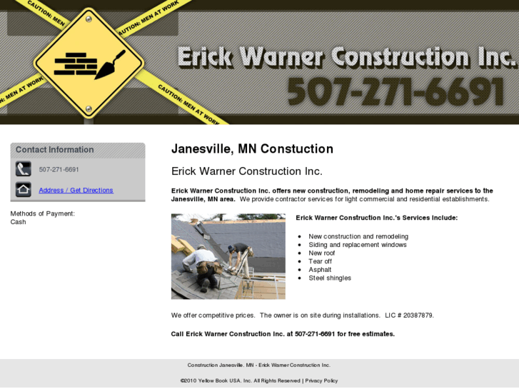 www.erickwarnerconstinc.com