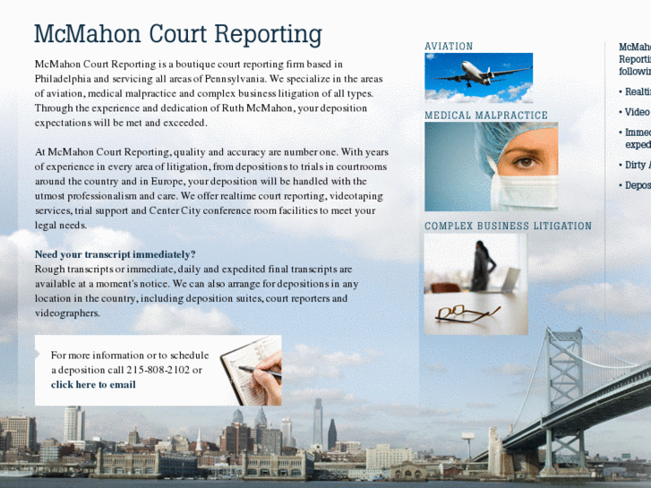 www.mcmahoncourtreporting.com