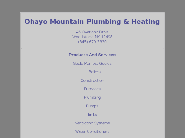 www.ohayomountainplumbing.com