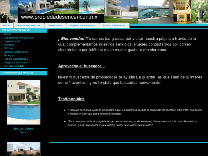 www.propiedadesencancun.mx