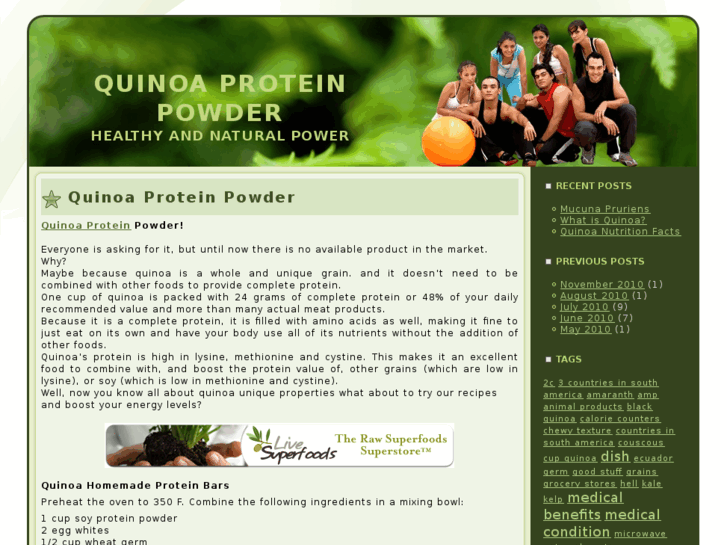 www.quinoaproteinpowder.org