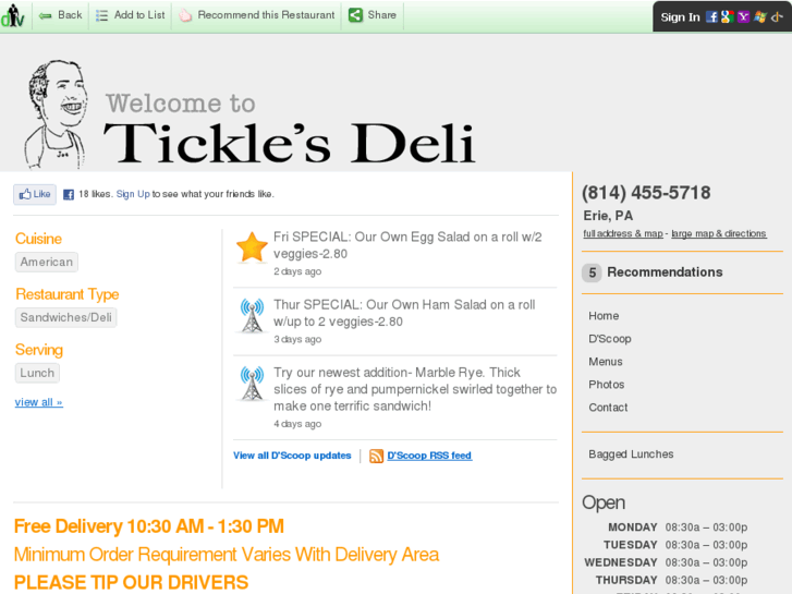 www.ticklesdeli.com