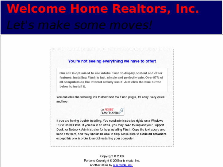 www.welcomehomerealtors.net