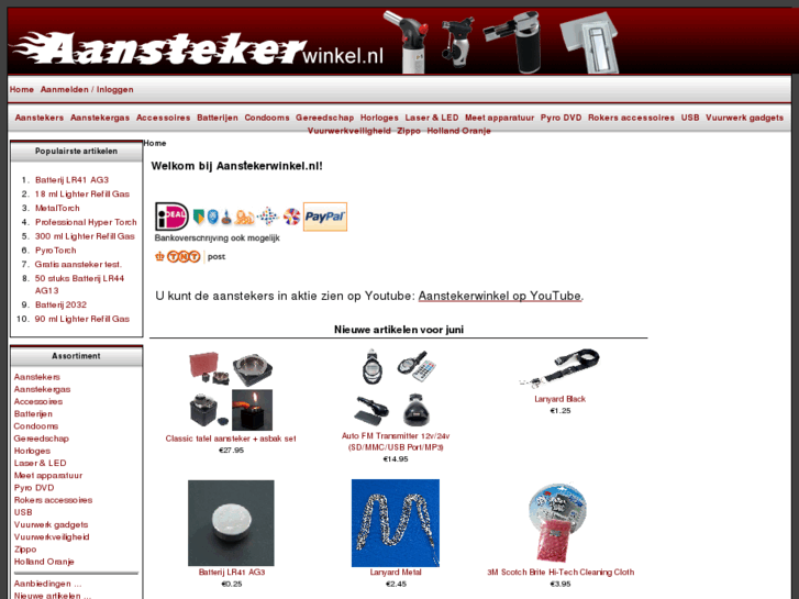 www.aanstekerwinkel.com