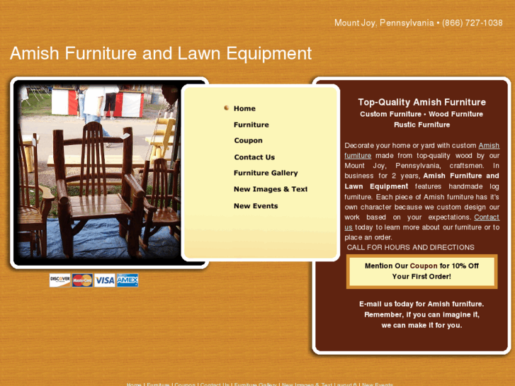 www.amishfurniturenlawnequip.com