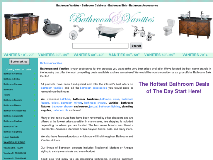 www.bathroomandvanities.com