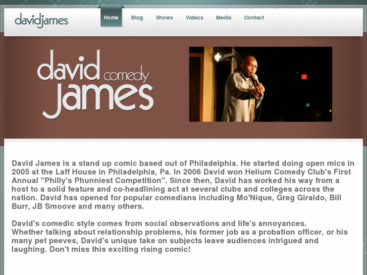 www.davidjamescomedy.com