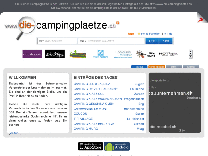 www.die-campingplaetze.ch