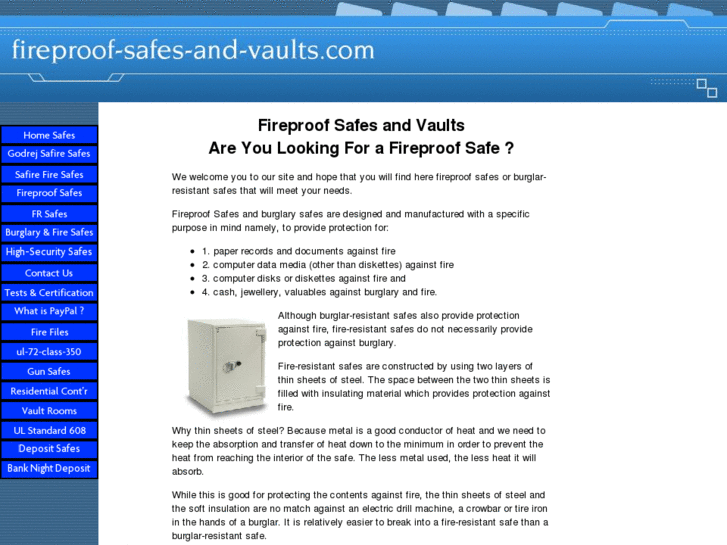 www.fireproof-safes-and-vaults.com