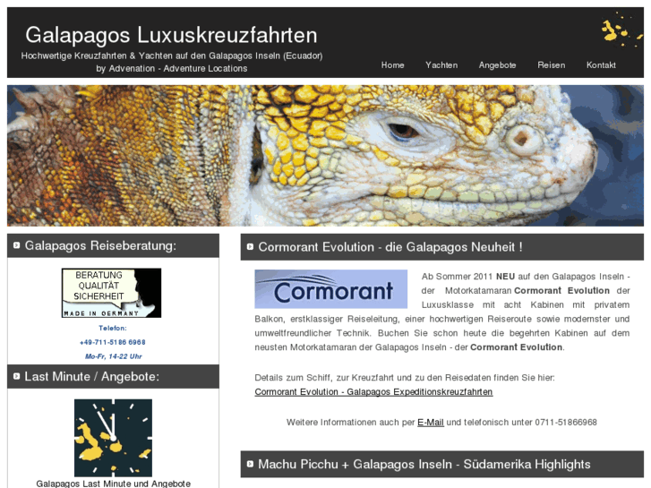 www.galapagosluxuskreuzfahrten.de