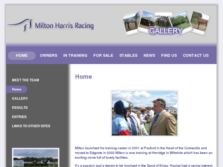 www.miltonharrisracing.com